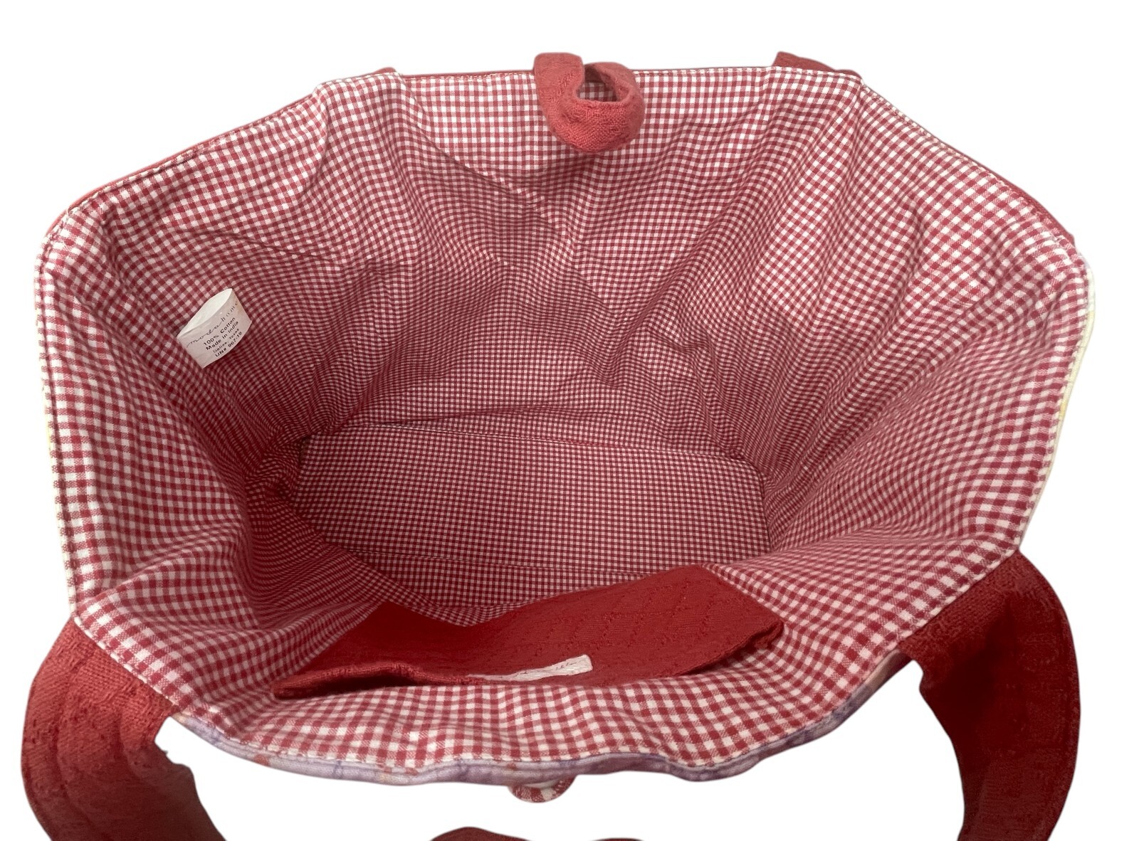 Moda Patchwork Design Tote Bag Purse-Squares-Cott… - image 11