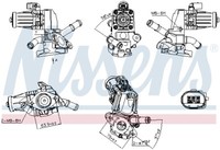 Nissens Agr-Ventil FüR Ford Ranger 3.2 Tdci 4X4 2.2 Transit Custom Kasten