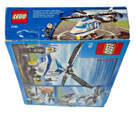 Retired &copy;2008 LEGO 7741 City Police Helicopter 100% Complete + Extras