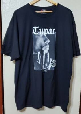 90s TUPAC SHAKUR × CROSS COLOURS 2PAC Rare Cross Colours X Tupac Shakur Prayer Men's Large Tee