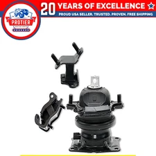 Fits 2005-2006 Honda Odyssey 3.5L i-VTEC AUTO Front Motor & Trans Mount 3pcs :