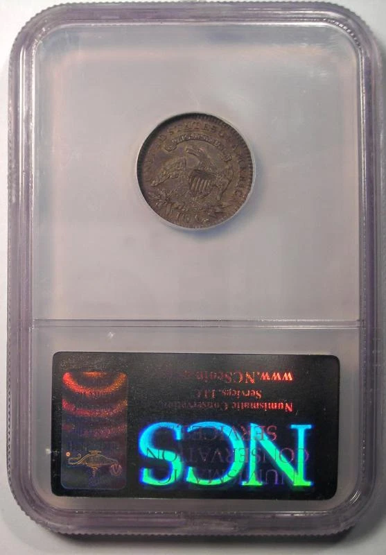 1821 JR-2 Large Date Capped Bust Dime 10C - NGC XF Details (EF) - R5 Variety! - Image 3 of 4
