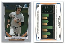 2014 Bowman Chrome Draft #CDP110 Casey Soltis - Miami Marlins
