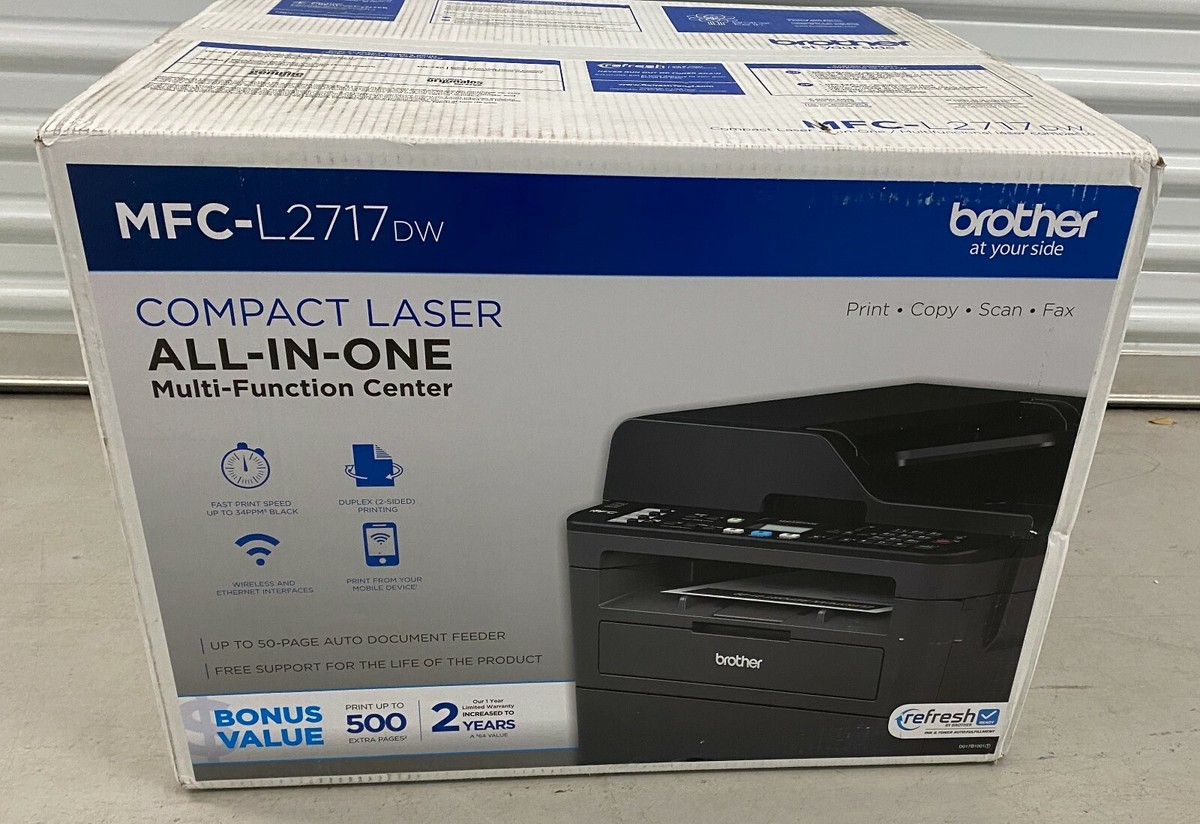 Brother MFC-L2717DW Monochrome Laser All-In-One Printer for sale