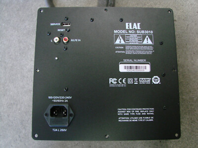 ELAC Debut 2.0 10'' SUB3010 Subwoofer Amplifier Only  (Black)