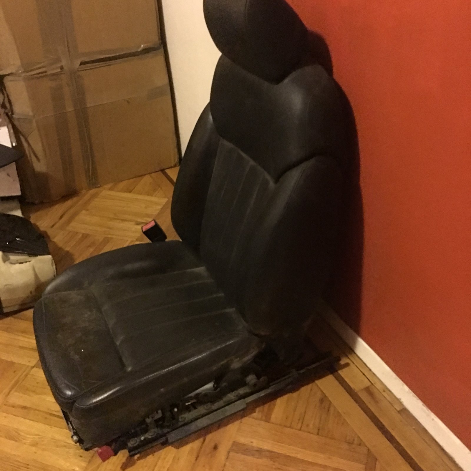 Bentley Continental Flying Spur - Driver Side Seat Black (Left Side)