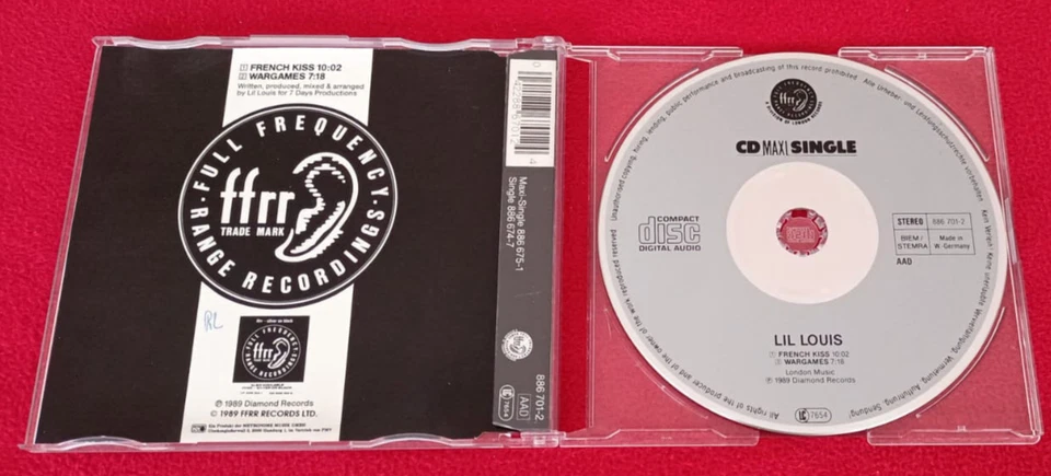 Lil Louis : French Kiss - CD  Maxi Single - Bild 2 von 3