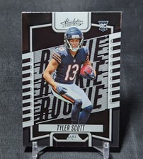 Tyler Scott Rookie RC 2023 Absolute Football Card #137 Chicago Bears. rookie card picture
