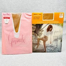 Gaymode Pantyhose and Thigh High Stockings Long Gala 9.5 to 11.5 Sz Brown Nylon