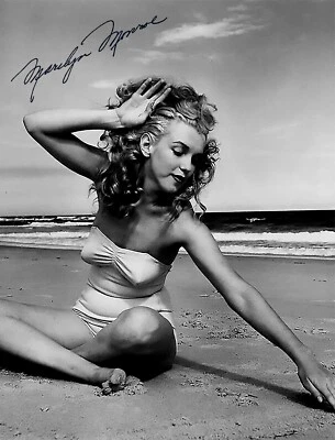 MARILYN MONROE 8.5X11 SIGNED PHOTO AUTOGRAPH ORIGINAL SIGNATURE POSTER REPRINT