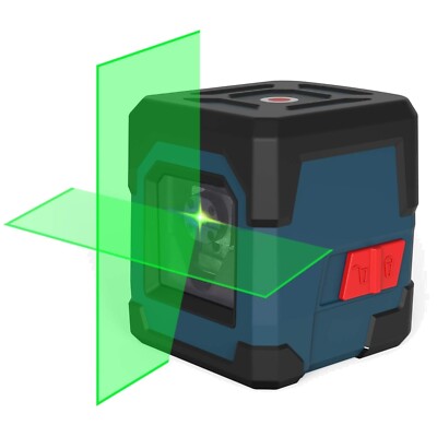 High Visibility Green Laser Level - Self-Leveling with Dual Modes & Carry Pouch