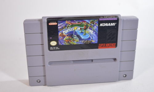 Turtles IV Turtles In Time Super Nintendo Snes Ntsc original ( Usa Game ) - 第 1/7 張圖片