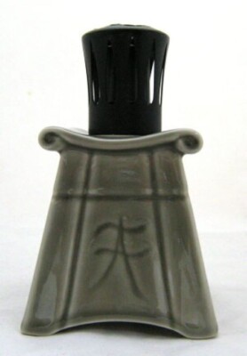Lampe Berger Fragrance Lamp 3891 Gray Black Cap Height 5.7in