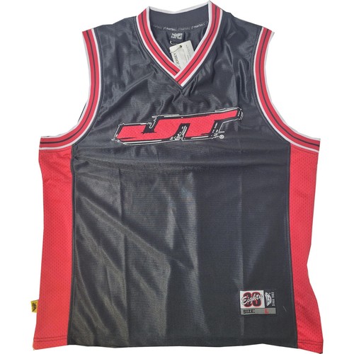 JT Basketball Retro Jersey Black / Red Medium Paintball eBay