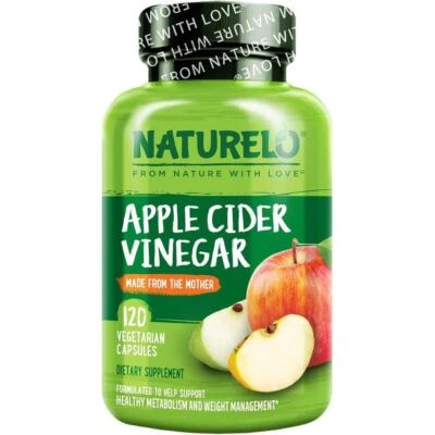 NATURELO Apple Cider Vinegar Capsules with Mother