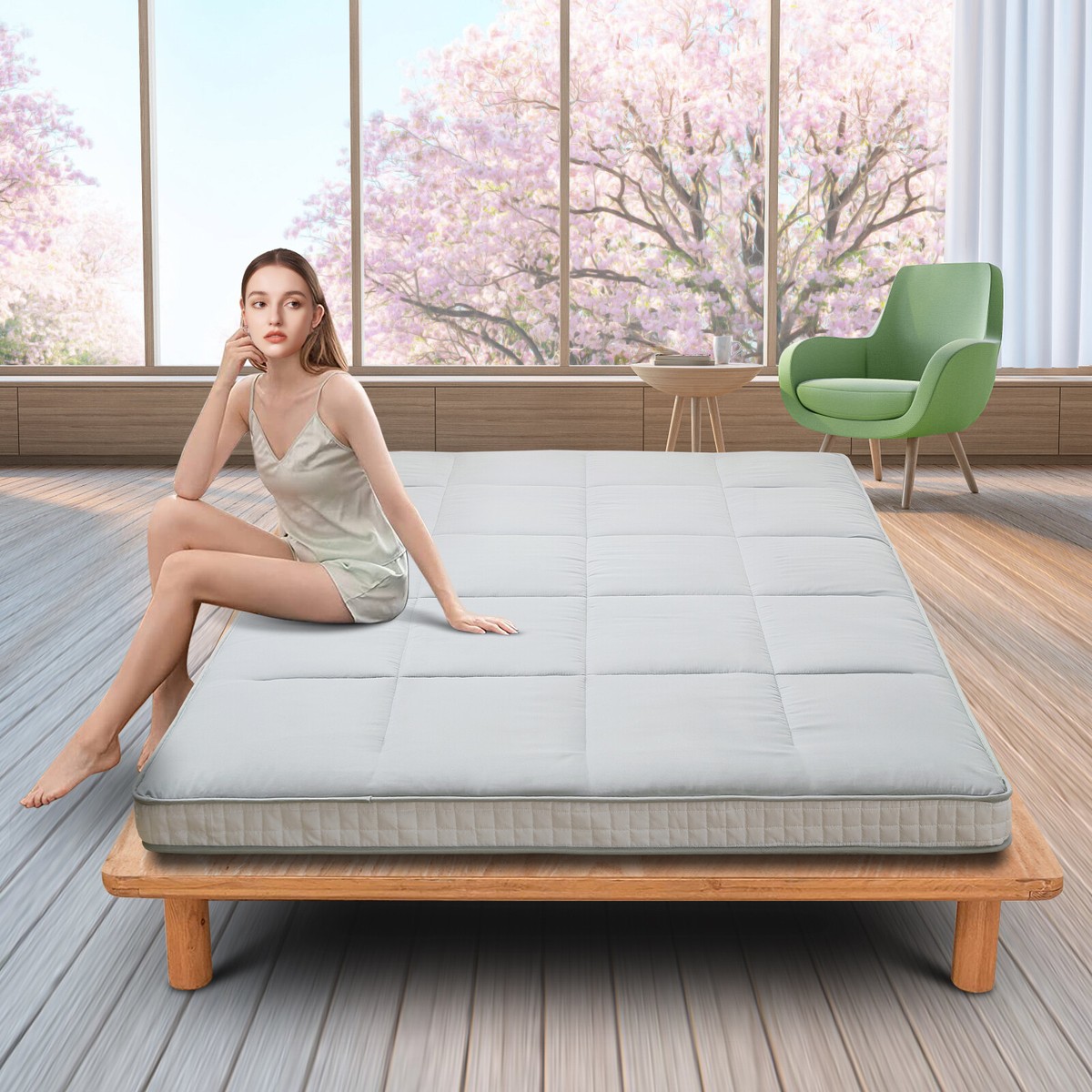 Futon Tatami Hevea 180x200 Cm Base Per Futon, Altezza 13 Cm