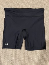 Mens Black Jock Under Armour Spandex Tights Compression Shorts M