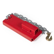 Titan Attachments Single Forklift 2" Hitch Receiver, Pallet Fork Blade Insert