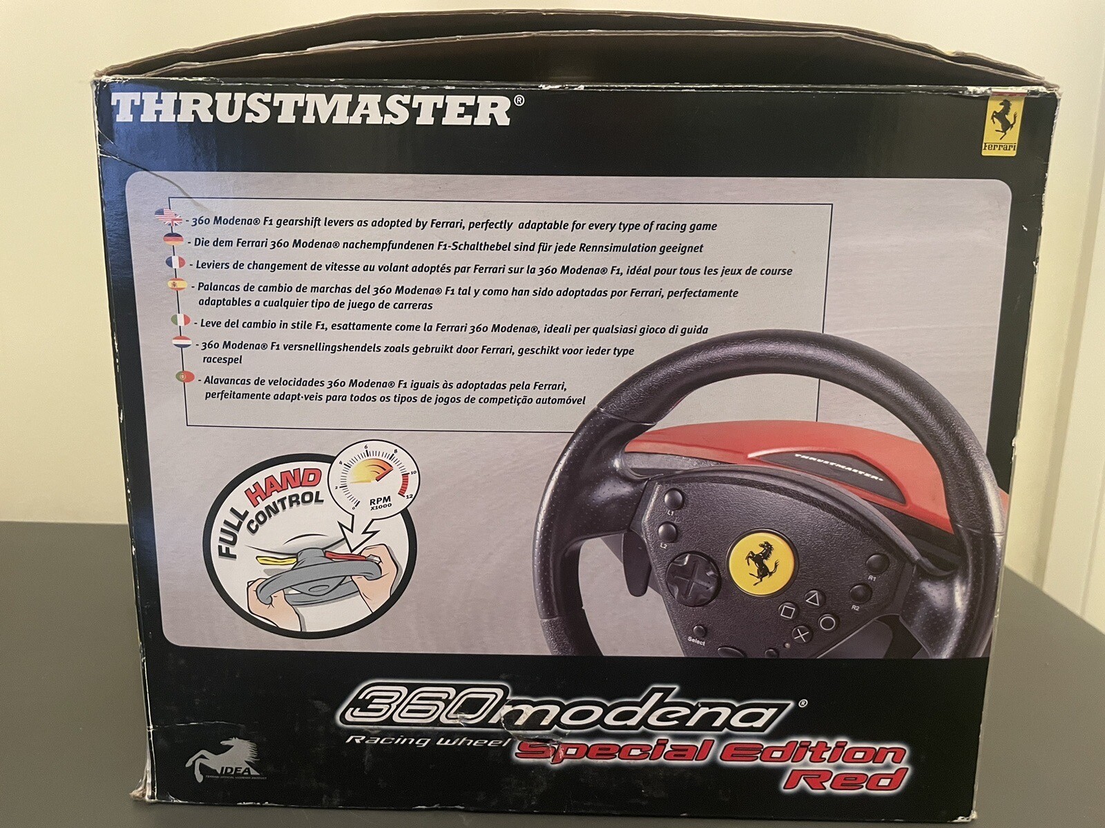 PS1 et PS2 Volant Ferrari 360 Modena Racing Wheel - Consoles