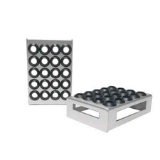 Pack of 4x 20 Test Tubes Rack  holder, 10mm Whole Diamater , 125mm x 85mm x 35mm
