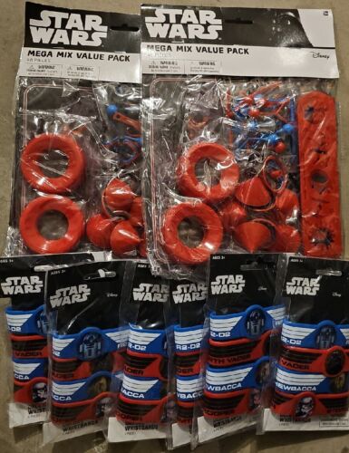NEW Star Wars Birthday Party Favors Supplies ,  Mega Mix Value Pack 48pc. LOT - Picture 1 of 1