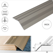 ANODISED ALUMINIUM DOOR FLOOR BAR -EDGING TRIM-THRESHOLD-RAMP 37mm        A39