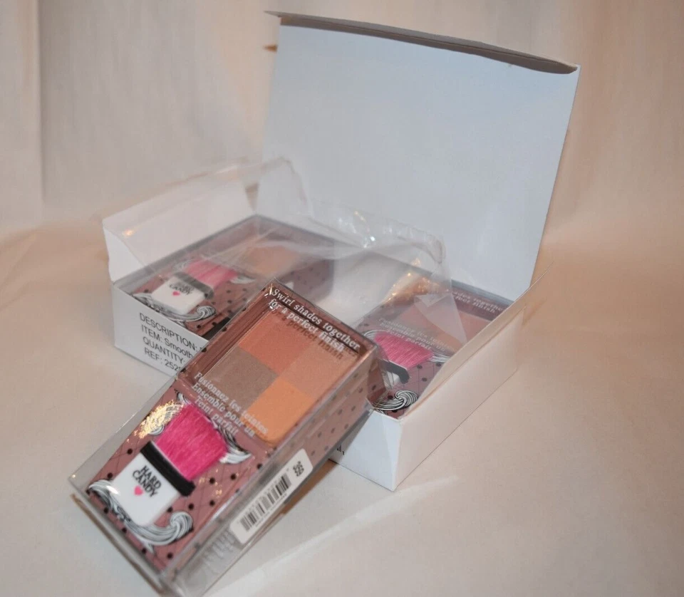 Polvo facial bronceador rubor Hard Candy Fox in a Box 3 unidades - Smooth Talker 359 sellado Foto 2 de 3