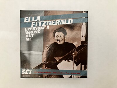 Ella Fitzgerald    Everyone's Wrong But Me - 10CD's - Top Zustand