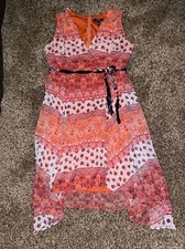 Chaps Ralph Lauren Stretch Blue Plaid Sleeveless A-Line Sheath Shift Dress 10