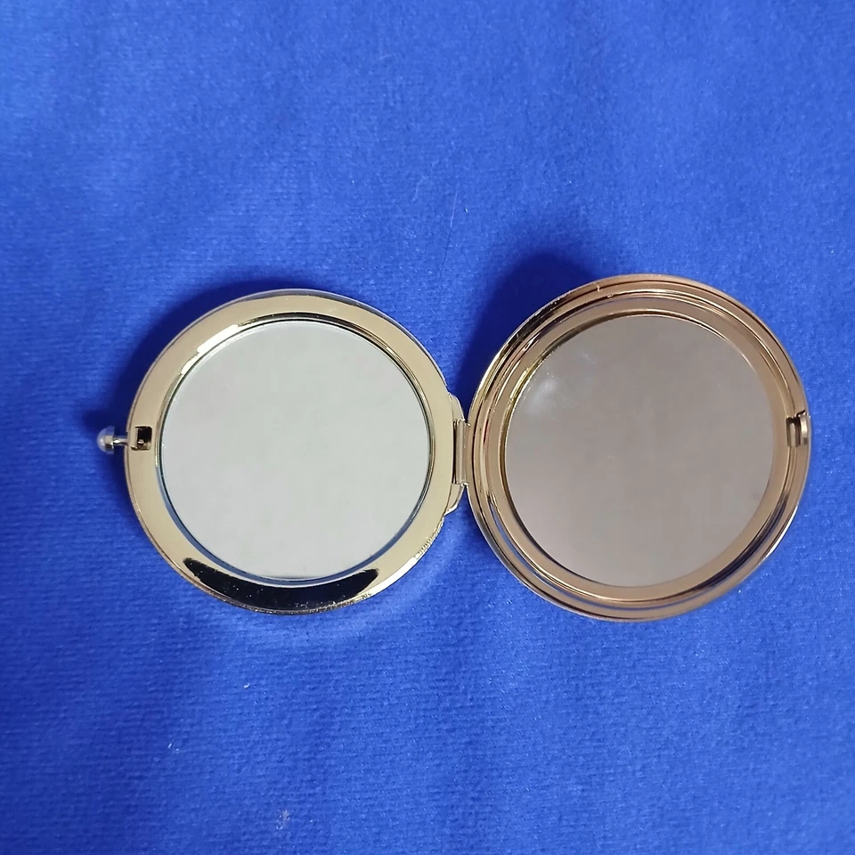 Things Remembered TR Engravable Pearl Gold Dual Mirrored Compact - Изображение 3 из 4