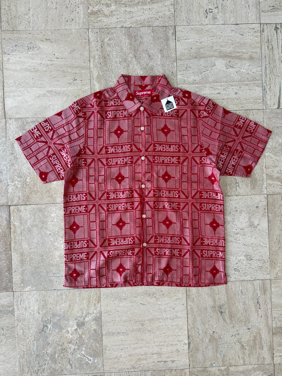 Supreme Tray Jacquard S/S Shirt サイズM Supreme Tray Jacquard S S Shirt (SS24) - $148