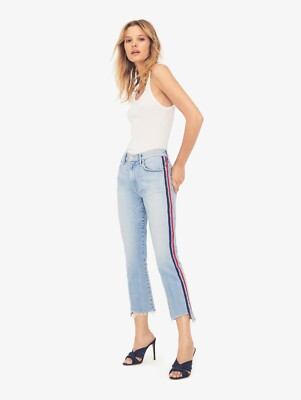 NWT Mother Denim Insider Crop Step Fray 