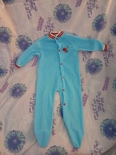 vintage toddletime JC Pennys Blue Basball Baby Jumper Size 1. 9-12 Months 