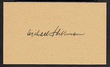 Michael Wittmann Tank Ace Autograph Reprint On Original Period 1940s 3X5 Card