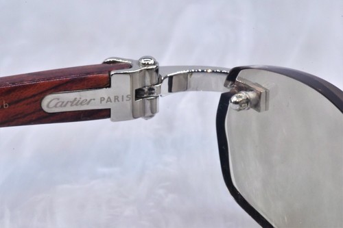 Cartier C Dekor Randlos Nuts/Caps Sonnenbrille Vintage Brille Lunettes - Bild 5 von 5