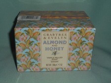 Crabtree  Evelyn Oatmeal, Almond 7 Oz. Each Triple Milled Soap Bar Set of 2