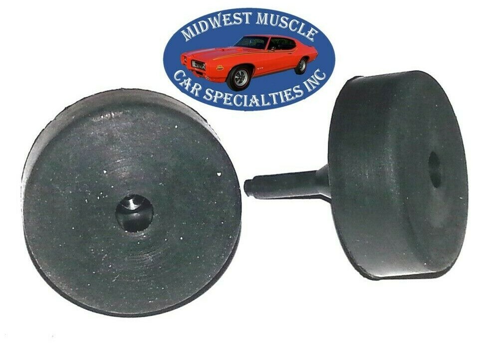 55-67 GM NOSR Factory Correct Rubber Trunk Deck Lid & Hood Bumpers Bump Stops A