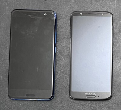 As-is Defective Lot Of Smartphones HTC + Motorola Moto G6 (XT1925-6)