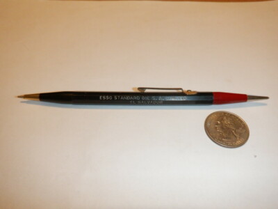 ESSO EL SALVADOR DOUBLE ENDED MECHANICAL PENCIL OIL COMPANY GASOLINE STANDARD