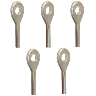 10pc-ACCIAIO INOX T316 Swage OCCHIO TERMINALE PER CAVO Ringhiera - Foto 6