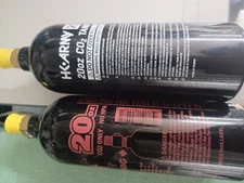 Tanque de pintura de CO2 de aluminio recargable de 20 onzas--CO2 ALUMINUM TANK  