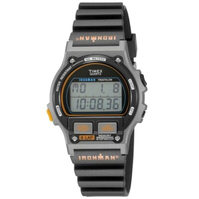 TIMEX Wrist Watch IRONMAN 8LAP Men TW5M54300 1986 OG Quartz