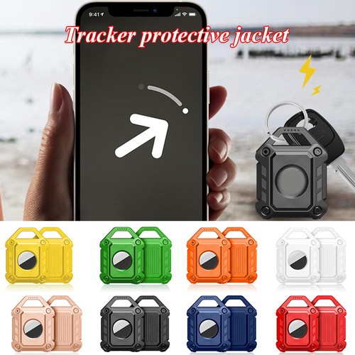For Apple AirTag Protector Cover Skin Case Shell Keychain Tracker Anti-Scratch - Zdjęcie 3 z 20