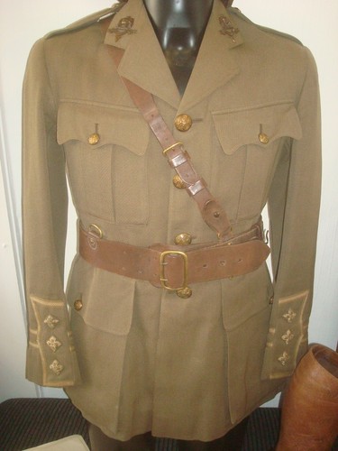WW1 CAPTAIN CUFF RANK VTC UNIFORM ARTHUR CHRISTIAN VOIGHT 20th BN WEST RIDING - Picture 2 of 21
