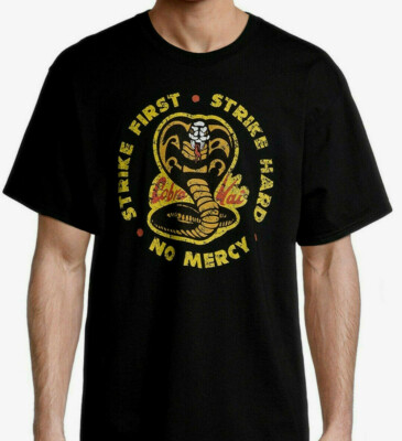 New Cobra Kai T-Shirt - Karate Kid Netflix T-Shirt S-3XL T-shirt Strike First 