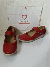 Heavenly Feet Red Shoes Size UK 6.5 EU 40