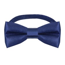 Boy's Bow Tie Pre-Tied Adjustable Kids Bow Ties Solid Color Toddler Bow Tie f...