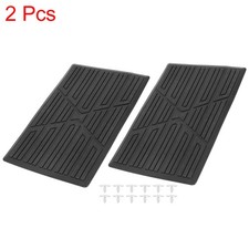 2Pcs Car Vehicles Trucks Floor Carpet Mat Patch Heel Scuff Plate Foot Rest Pedal
