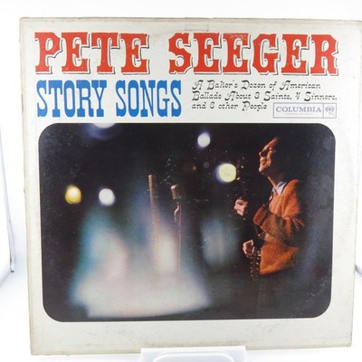 Pete Seeger - Story Songs LP Record 1961 Columbia Folk 33 RPM