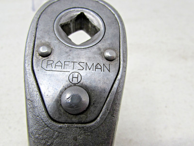 Vintage Craftsman Circle H 1/2'' Female Ratchet with 1/2'' Insert Works Great